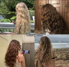 Master Vision, Wavy Hair Hairstyles, Wavy Hair Care, Long Shiny Hair, Hair Growing Tips, Glamorous Hair, Hair Aesthetic, Curly Hair Styles Easy