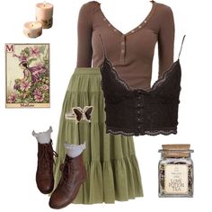 Fairy Aesthetic Outfit, Cottagecore Aesthetic Outfits, Earth Style, Cottagecore Clothes, Fairy Cottagecore, Dream Aesthetic