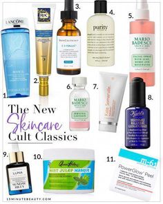 These skincare products are bound to become the new skincare cult classics! These are the ones that you'll remember using decades from now. If you haven't tried them yet you should! Best Ulta Skincare Products, Ulta Skin Care Must Haves, Kiehls Skincare, Roc Retinol, Free Skincare, Facial Spray