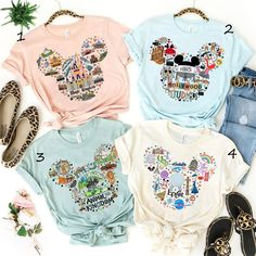 Disney World Shirts Family, Birthday Ideas For Friends, Family Disney Outfits, Hollywood Studios Shirts, Disney Group Shirts, Magic Kingdom Outfit, Disney Family Outfits, Cute Disney Shirts, Magic Kingdom Shirt