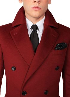 Zane Barläs Overcoat Red Cashmere Overcoat Custom Suits for Men and Women Luxury Red Single-breasted Outerwear, Luxury Red Double-breasted Outerwear, Elegant Red Wool Coat For Formal Occasions, Elegant Red Wool Coat For Formal Events, Red Winter Formal Pea Coat, Red Formal Winter Pea Coat, Elegant Red Pea Coat For Formal Occasions, Red Wool Long Pea Coat, Red Winter Outerwear For Semi-formal Occasions