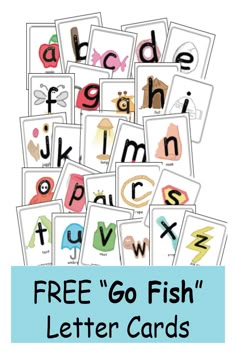 the free go fish letter cards for kids