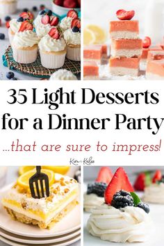 desserts for a dinner party that are sure to impresvent and delicious