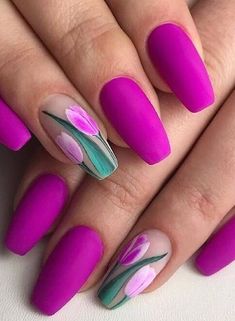 Lily Nails, Sunflower Nails, Matte Nails Design, Fancy Nails