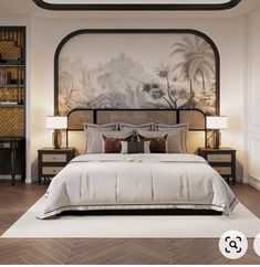 Indochine Style, Classical House, Hotel Room Design, Bed Design Modern, Wall Designs, Bedroom Decor Design, Bedroom Bed Design, Bad Design, Hilton Hotel