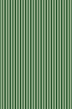 a green and white striped wallpaper with vertical lines on the bottom half of it