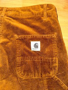 Carhartt Pants  - Rare  - Y2K release  - Carhartt WIP tagged  - Corduroy  - White Carhartt back pocket logo  - Hammer loop pocket  Size: 29" waist  Good used condition  No rips or holes  No stains Pantalon Carhartt, Corduroy Pants Men, Carhartt Logo, Style Bundle, Pants Y2k, Carhartt Pants, Pocket Logo, Green Pants, Carhartt Mens