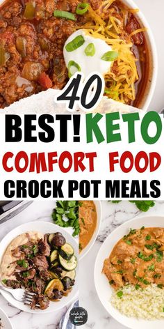 the best keto comfort food crock pot meals