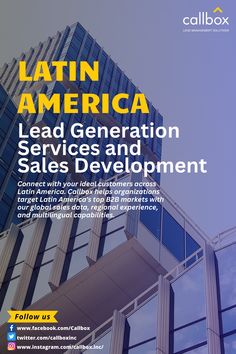 #leadgeneration #latinamerica #LATAM #salesleads Sales Development, Lead Management, Sales Leads, Ideal Customer, Organization Help, Latin America, Lead Generation