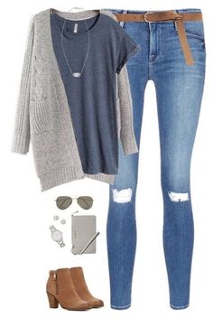 Distressed Pants, Mode Tips, Mode Casual, Spring Outfits Women, 가을 패션, Fall Winter Outfits, Outfits Casuales, Ripped Jeans, Jean Outfits