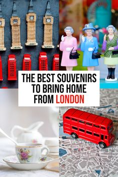 the best souvenirs to bring home from london, including figurines and magnets