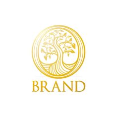 the logo for brand, which is designed to look like a tree with leaves on it