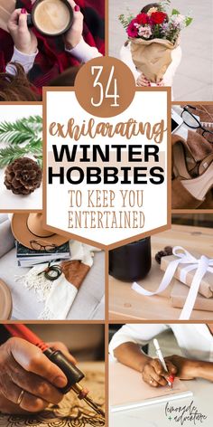 hobby ideas for winter Cool Hobbies To Get Into, Hobbies For 2024, Hobby Ideas Creative, Hobbies For Families, Mens Hobby Ideas, Home Hobbies For Women, Hygge Crafts Diy, Screen Free Hobbies, Hobbies For Couples At Home