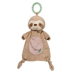 a stuffed slotty toy hanging on a string