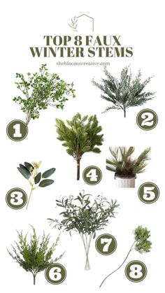 the top 8 faux winter plants