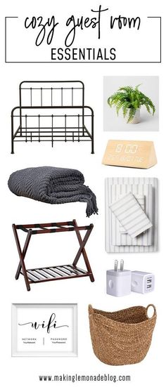 the best guest room essentials for every guest in your home, including bedding and accessories