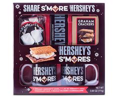 the hershey's smores gift set includes graham crackers, grahams and graham