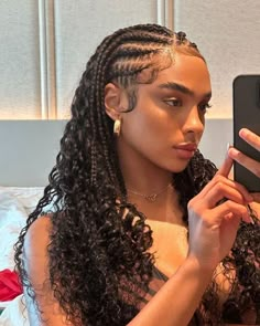 Goddess Braids Hairstyles, Braids Hairstyles Pictures, Braided Cornrow Hairstyles, Cute Box Braids Hairstyles, Quick Braided Hairstyles, Pretty Braided Hairstyles, Hairdos For Curly Hair, Natural Hair Braids