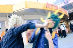 Bakugou And Midoriya, Cosplay Couple, Cartoon Cosplay, Human Reference