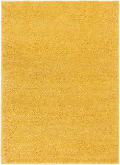 a yellow area rug is shown in this image