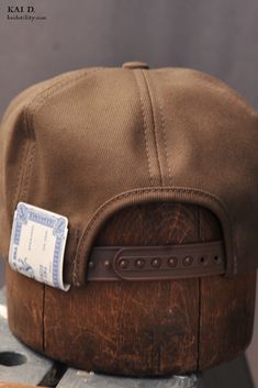 Made in 100% cotton. One size. Brand: HW Dog & Co. Made in Japan Classic Brown Trucker Hat, Brown Cotton Trucker Hat One Size, Vintage Brown Cotton Trucker Hat, Brown 5-panel Trucker Hat, Brown Cotton Six-panel Trucker Hat, Big Boned, Wallet Case, Cow Leather, Trucker Hat