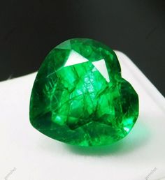 Types Of Gems, Emerald Stone, Gem Stones, Emerald Gemstone, Cut Loose, Green Emerald, Natural Emerald, Etsy Items, Gemstone Ring