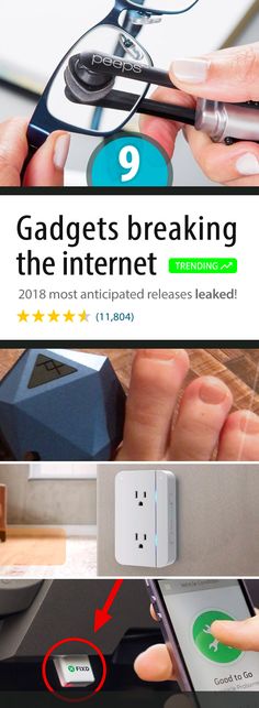 an advertisement for gadgets breaking the internet