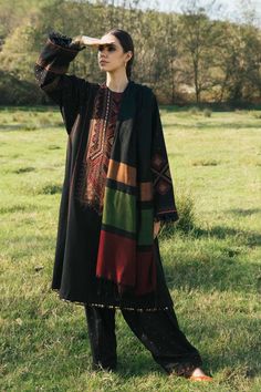 Pakistani Dresses, Pins, Black