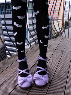 batty! Pastel Goth Shoes, Pastel Goth Outfits, Goth Shoes, Pastel Goth Fashion, Cute Bat, Japanese Street Fashion, Goth Outfits, Creepy Cute, Gothic Lolita