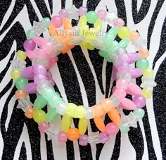 Kandi Star Cuff, Pastel Kandi, Kandi Star, Disc Style, Kandi Kid