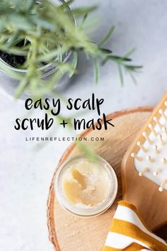 Diy Scalp Scrub, Exfoliate Scalp, Hair Detox, Dandruff Remedy, Clean Scalp, Hair Scrub, Greasy Hair, Promote Hair Growth, Scalp Scrub