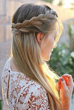 Braid Crown Wedding, Wedding Hairstyles With Crown, Half Crown