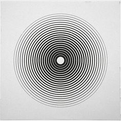 an image of a black and white circular design