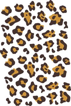 an animal print pattern in brown and yellow