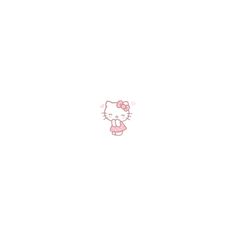 the hello kitty wallpaper is pink and has an image of a cat on it