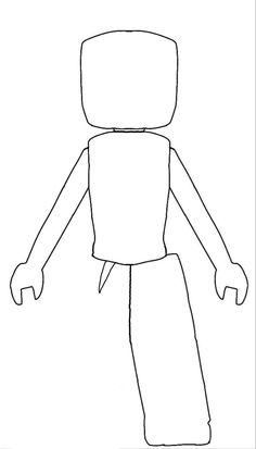 a drawing of a person with one hand out