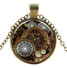 We are delighted to be able to bring to you these wonderful steampunk inspired necklaces with pendants, with over 27 great designs, these unisex steampunk necklaces are sure to have a design perfect for everyone. Stand out from the crowd with these unique necklaces which are sure to be popular with anyone into the Steampunk.

Steampunk, Gothic and classic genre styles, perfect as a party or dress accessory they will appeal to old and young alike. Steampunk Necklaces, Men's Steampunk Style, Punk Jewellery, Jewellery Chain, Boho Items, Womens Jewellery, One Piece Cosplay, Chain And Pendant