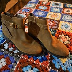 New, Clark's Boots Strap Boots, Clarks Boots, Boot Straps, Womens Clarks, Clarks Shoes, Bootie Boots, Ankle Boots, Women Shoes, Boots