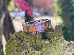 (8mm with 5.5mm Inlay) For those that want a more premium option: https://etsy.me/3cywKwI If you or a loved one are an avid steampunk lover, trust us, you will want this ring! Any requests to change certain aspects of the ring are allowed as this is customisable. We dispatch within 1 week after you place your order. A Tungsten Core ring with a pure copper wire wound base and multiple watch gears and metal parts. Each ring crafted is unique to another as it is made with dissimilar parts. All the Gear Ring, Steampunk Rings, Watch Gears, Metal Watch, Watch Parts, Wolfram, Ring Crafts, Green Opal, Tungsten Ring