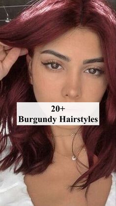 Transform your look with the rich, wine-inspired hues of burgundy hair, perfect for adding a touch of bold sophistication to your style.