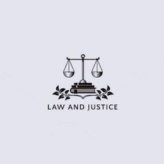 the logo for law and justice