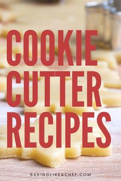 Xmas Baking Recipes, Best Butter Cookie Recipe, Gingerbread Shortbread, Sugar Cookie Dough Recipe, Best Biscuit Recipe, Recipes Using Cake Mix, Butter Sugar Cookies, Cut Out Cookie Recipe, Best Peanut Butter Cookies