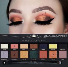 Prism Palette Looks, Step By Step Makeup Looks, Matte Make Up, Step By Step Makeup, Makeup Tutorial Step By Step, Palette Makeup