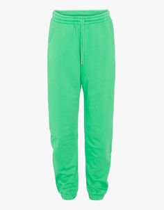 Organic Sweatpants - Spring Green – Colorful Standard US Recycled Shirts, Bust A Move, Stylish Blazer, Crisp White Shirt, Organic Cotton Fabric, Leg Design, Spring Green, Everyday Wardrobe, Trendy Tops