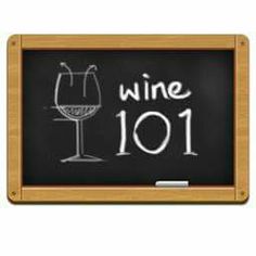 a chalkboard with the words wine 101 written on it