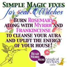 Magick tip House Spell, Magic Meditation, Simple Magic, Magickal Herbs, Real Witches, Easy Magic, Magic Herbs, Magical Herbs, Book Of Shadow