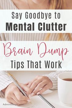 Overwhelmed and struggling to focus? It’s time to reset your mind with a brain dump. This simple yet powerful self-therapy journaling method offers effective tips and ideas to help you declutter your mind, organize your thoughts, increase productivity, and reduce stress. It's perfect for tackling overwhelm, clearing mental clutter and regaining focus. Therapy Journaling, Mental Clutter, Organize Your Thoughts, Declutter Your Mind, Get Back On Track