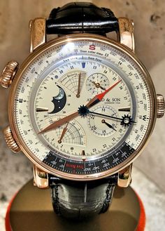 Luxury Watches For Men Most Expensive, Arnold Son, Fancy Watches, Breitling Watches, Premium Watches, Men's Vintage Watch, Amazing Watches, Dream Watches, Mens Fashion Watches