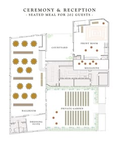 the ceremony and reception floor plan