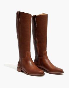 Madewell Winslow Knee High Boots Size 5 English Saddle Brown | eBay Brown High Boots, Over The Knee Boot Outfit, Knee Boots Outfit, High Boots Outfit, Boating Outfit, English Saddle, Madewell Shoes, Knee High Leather Boots, Brown Leather Boots